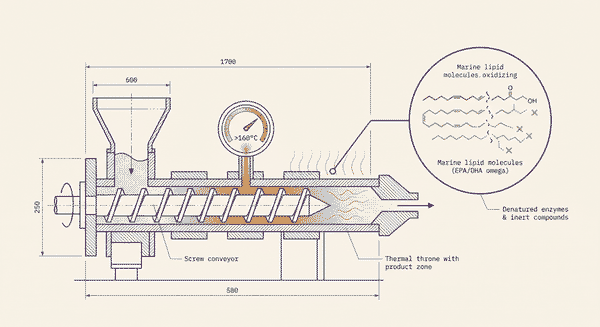 Thermal heat damage analysis frame